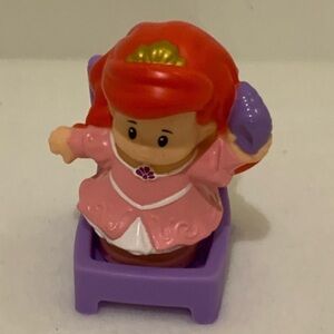 Little People Princess Aerial in Pink Dress & Purple Chair